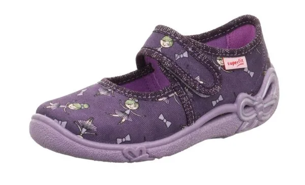 Dívčí bačkůrky BELINDA Purple/Multicolored