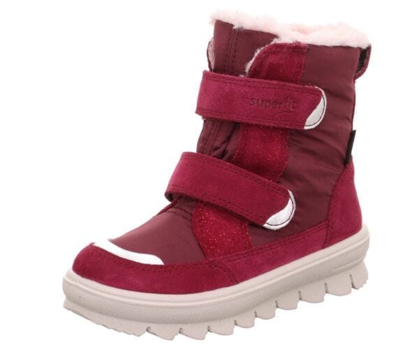 Dívčí zimní boty FLAVIA Red/Silver Gore-Tex