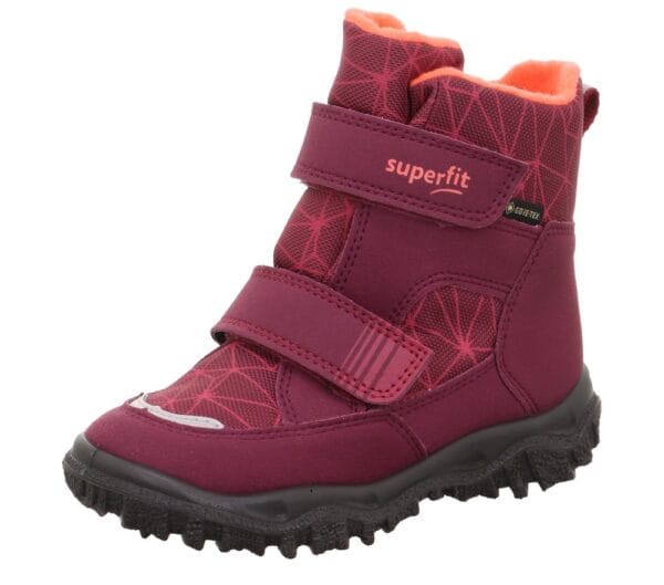 Dívčí zimní boty HUSKY Red/Orange Gore-Tex