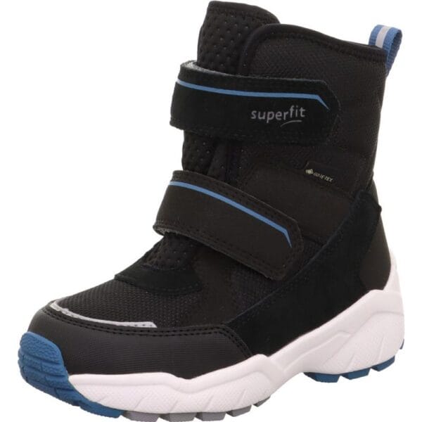 Chlapecké sněhule CULUSUK 2.0 Black/Blue Gore-Tex