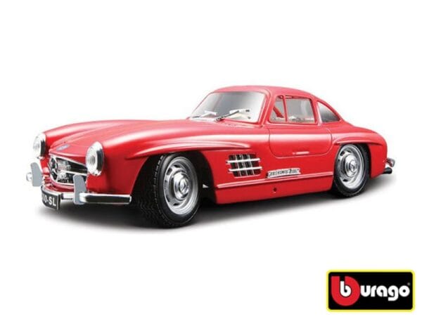 Bburago 1:24 Mercedes Benz 300SL Red